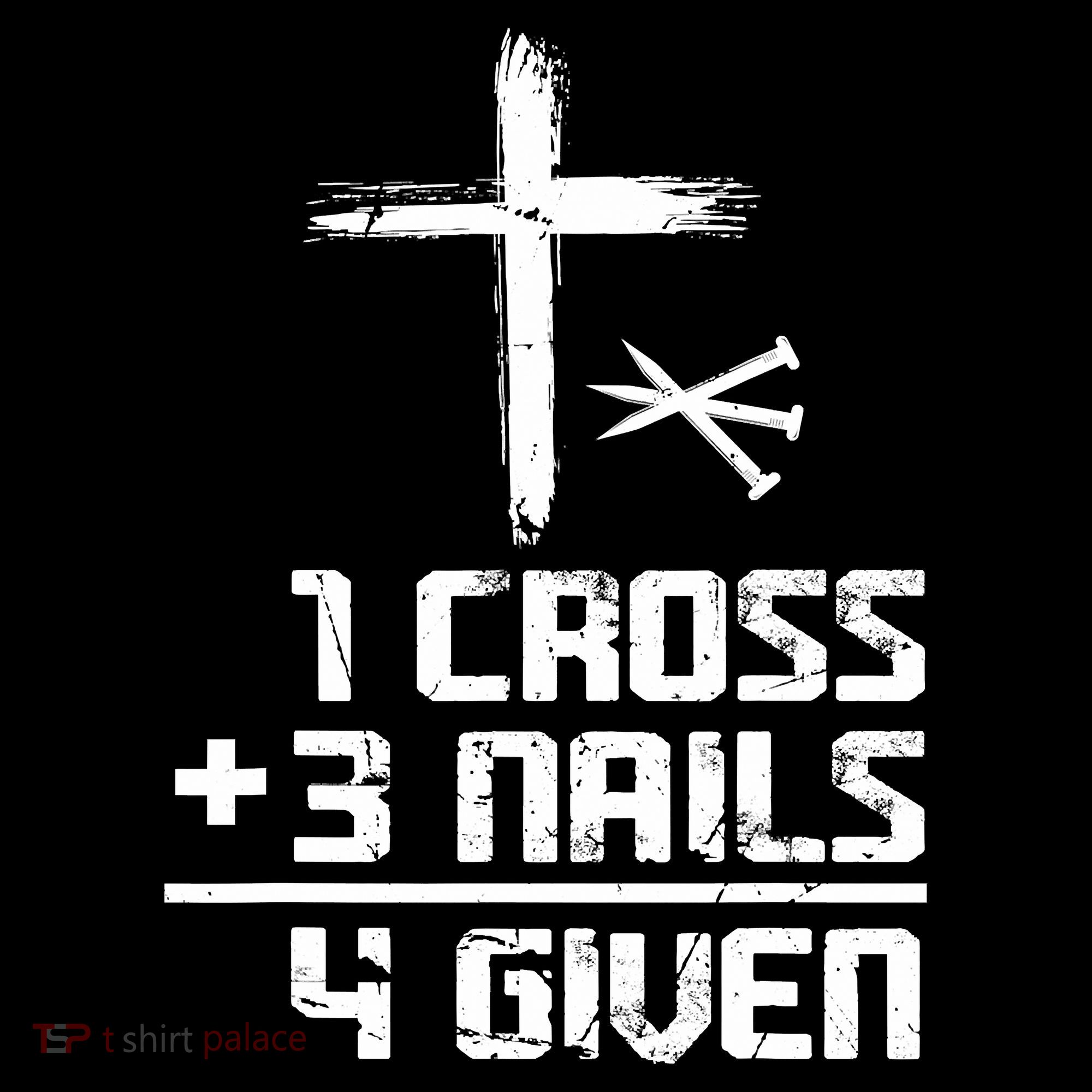 Funny Christian Cross Faith 1 Cross 3 Nails 4 Given Coffee Mug