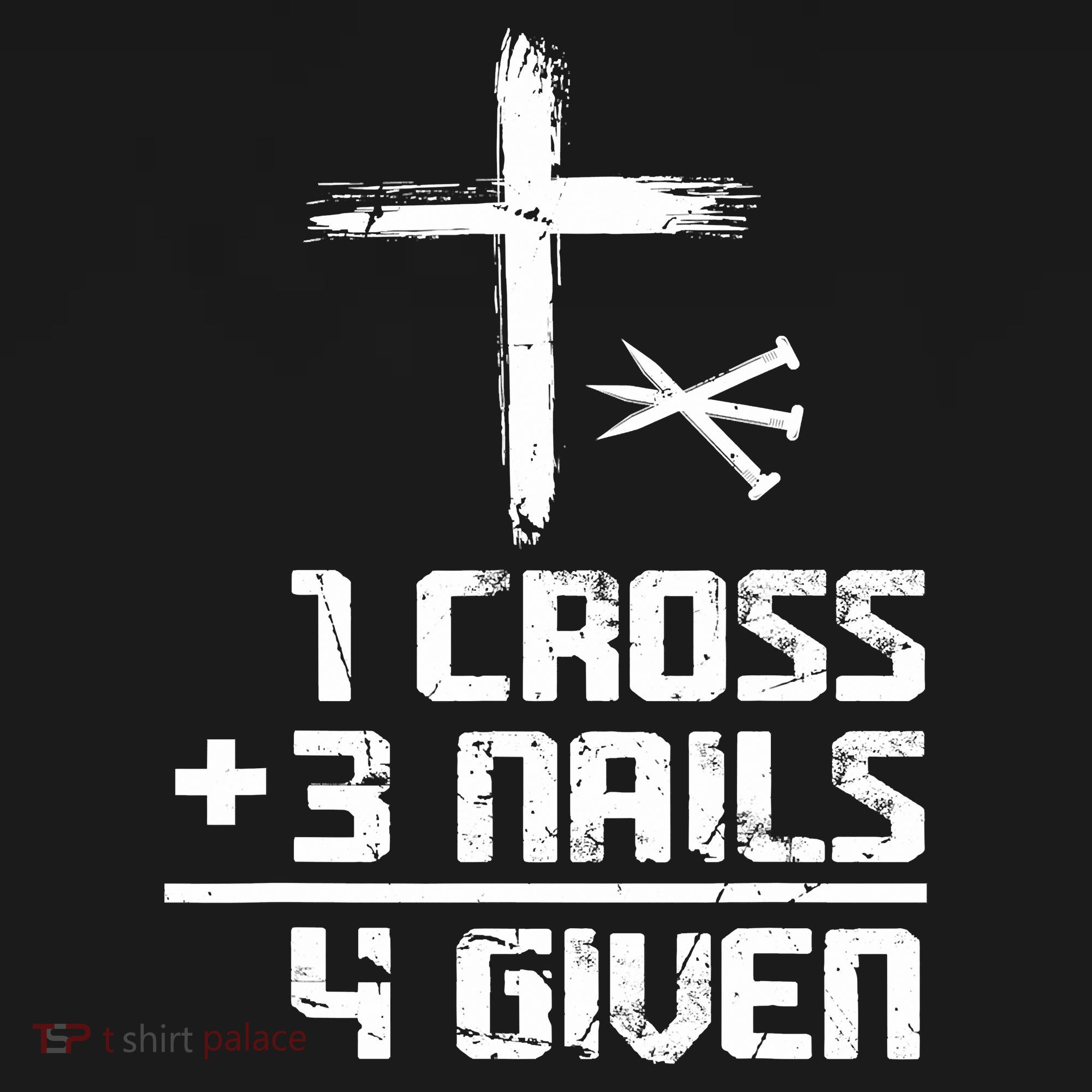 Funny Christian Cross Faith 1 Cross 3 Nails 4 Given Mousepad