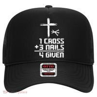 Funny Christian Cross Faith 1 Cross 3 Nails 4 Given Hat thumb 0