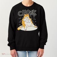 Fat Cat Chonk Scale Chonky Meme Chonker Cat Women's Sweatshirt thumb 0