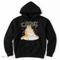Fat Cat Chonk Scale Chonky Meme Chonker Cat Hoodie thumb 0