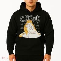 Fat Cat Chonk Scale Chonky Meme Chonker Cat Hoodie thumb 2