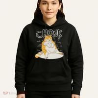 Fat Cat Chonk Scale Chonky Meme Chonker Cat Hoodie thumb 5