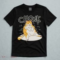 Fat Cat Chonk Scale Chonky Meme Chonker Cat T-Shirt thumb 5