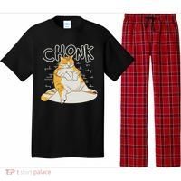Fat Cat Chonk Scale Chonky Meme Chonker Cat Pajama Set thumb 0