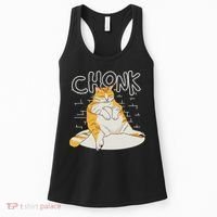Fat Cat Chonk Scale Chonky Meme Chonker Cat Women's Tank Top thumb 0