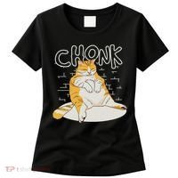 Fat Cat Chonk Scale Chonky Meme Chonker Cat Women's T-Shirt thumb 0