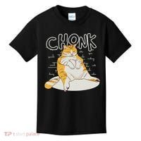 Fat Cat Chonk Scale Chonky Meme Chonker Cat Kids T-Shirt thumb 0