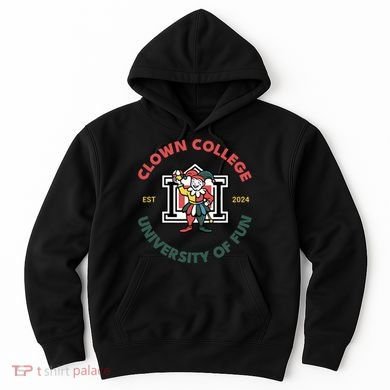 Funny Circus Clown College Hoodie
