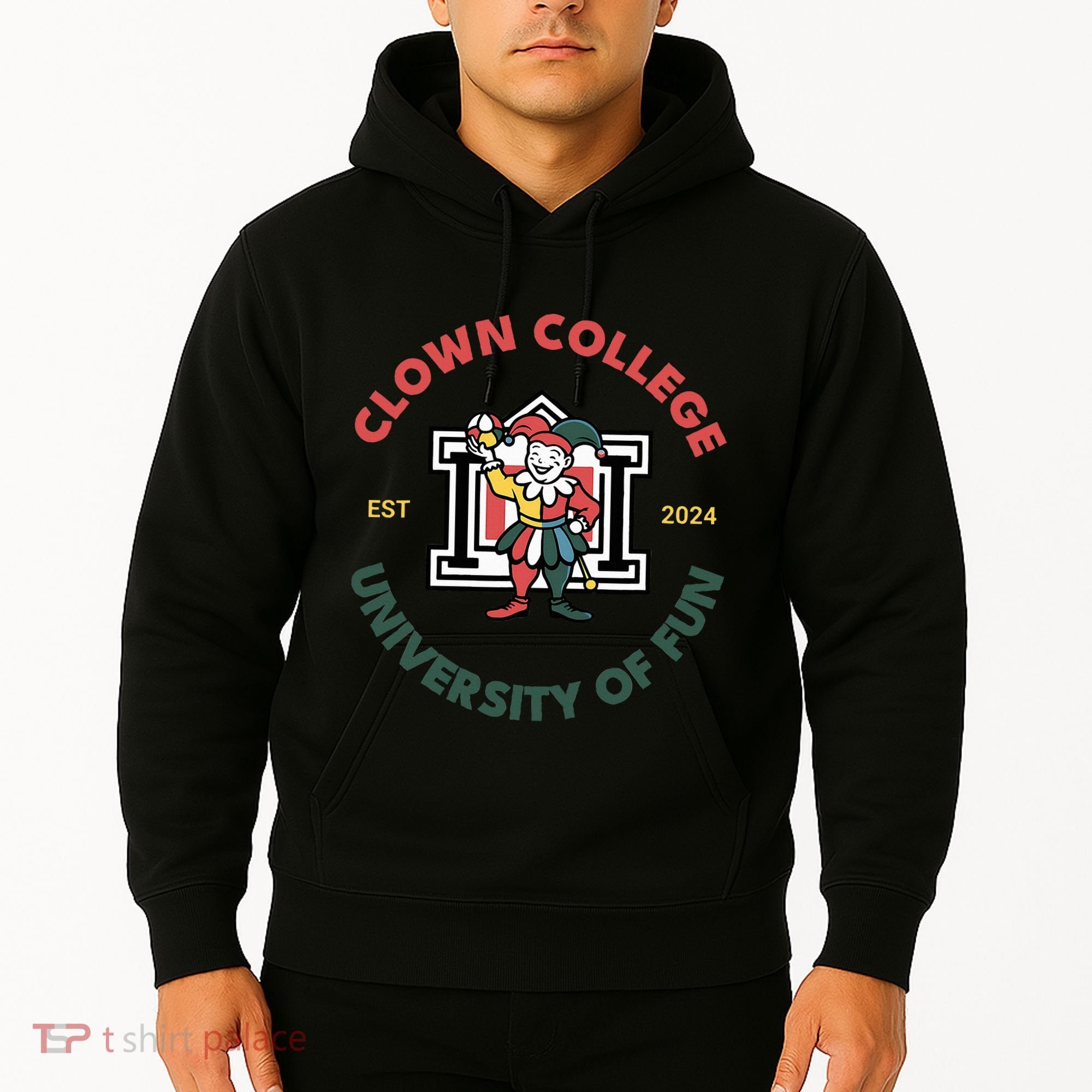 Funny Circus Clown College Hoodie