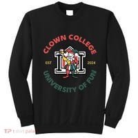 Funny Circus Clown College Sweatshirt thumb 0