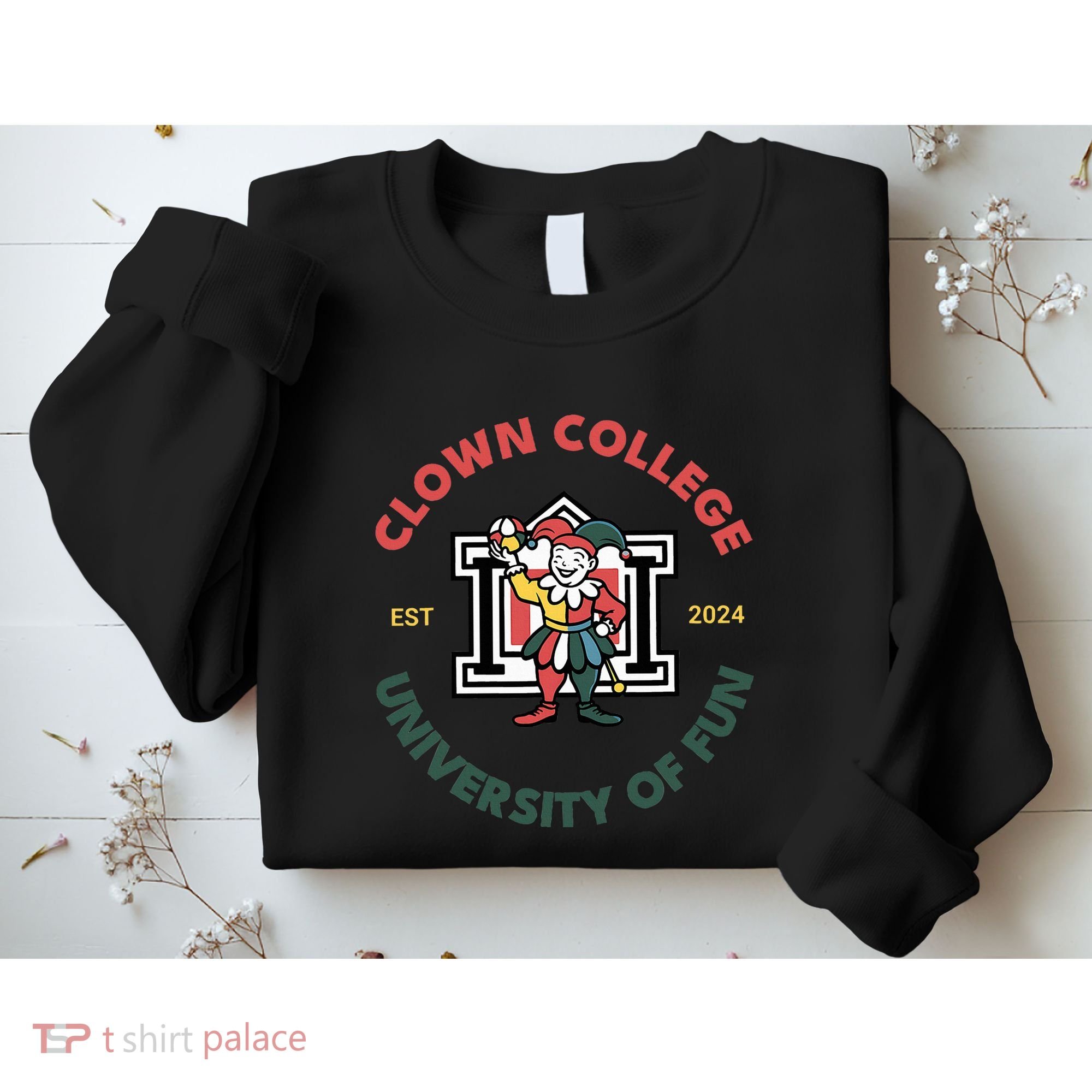 Funny Circus Clown College Sweatshirt