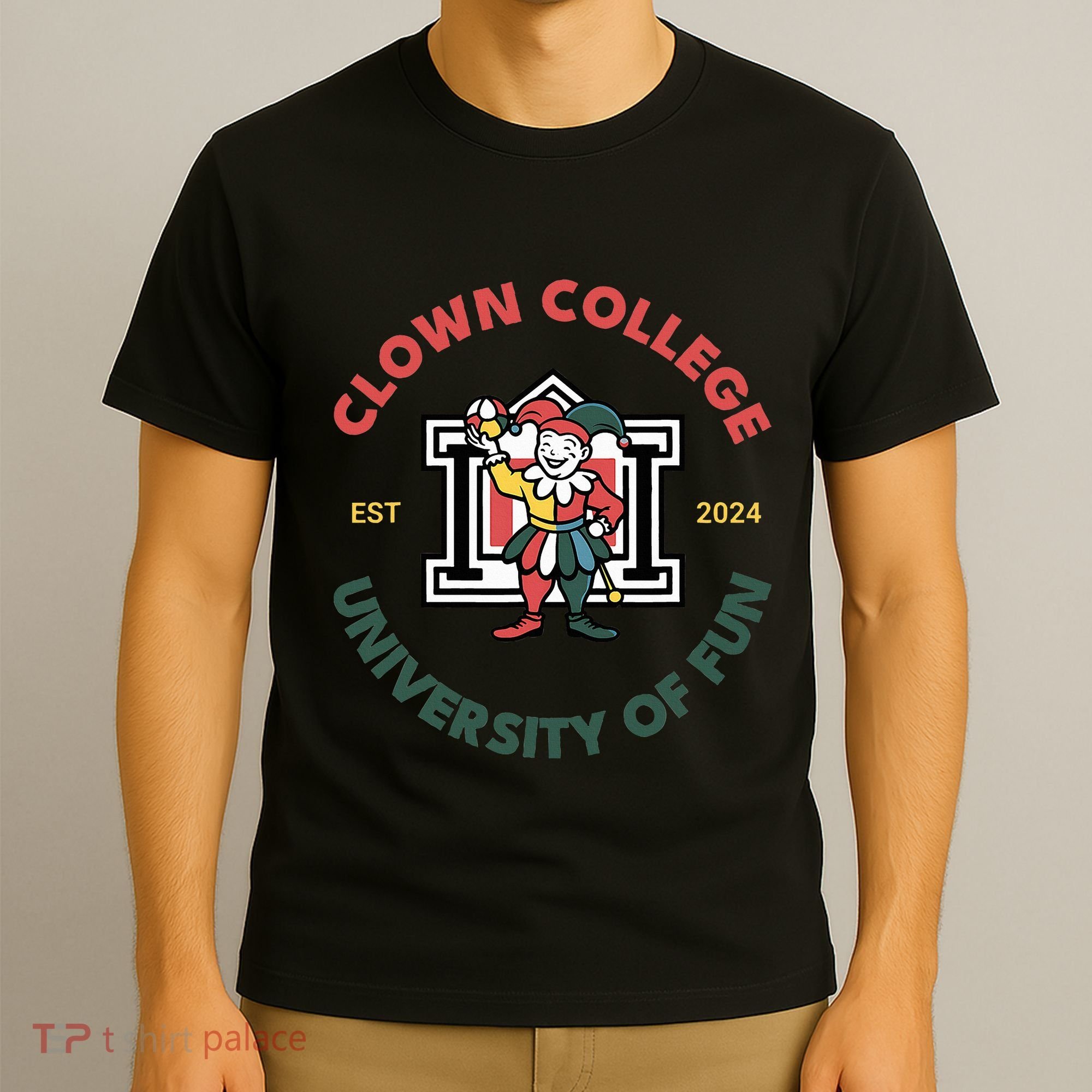 Funny Circus Clown College T-Shirt