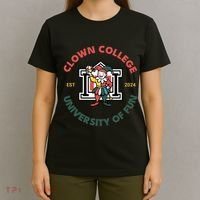 Funny Circus Clown College T-Shirt thumb 4