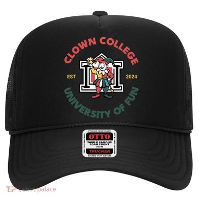 Funny Circus Clown College Hat