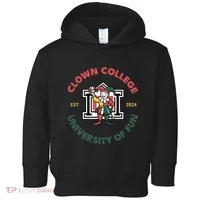Funny Circus Clown College Toddler Hoodie thumb 0
