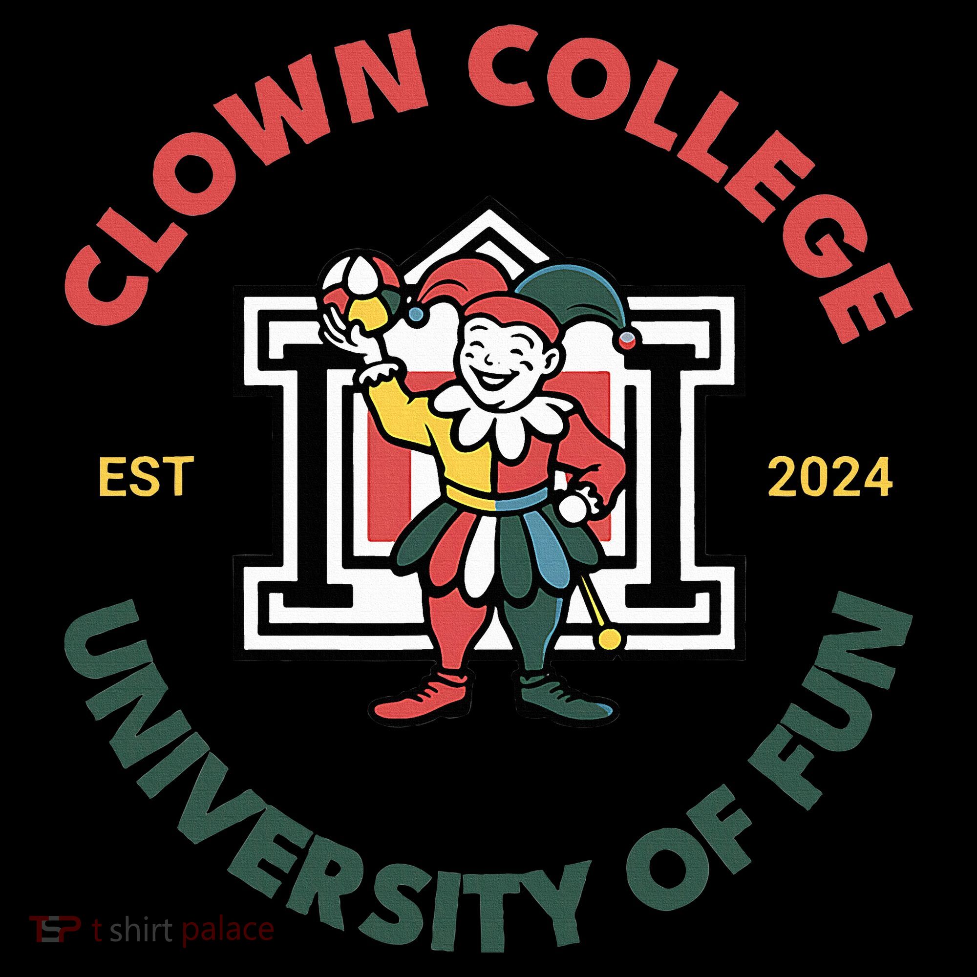 Funny Circus Clown College Toddler Hoodie