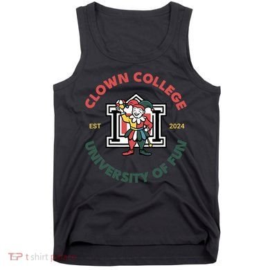 Funny Circus Clown College Tank Top