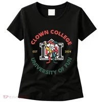 Funny Circus Clown College Women's T-Shirt thumb 0