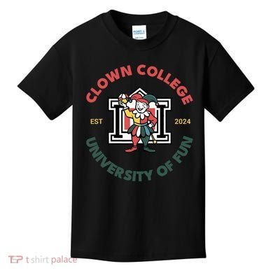 Funny Circus Clown College Kids T-Shirt