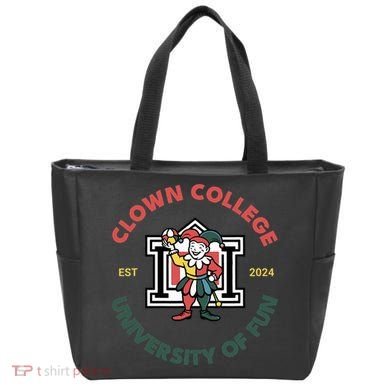 Funny Circus Clown College Tote Bag