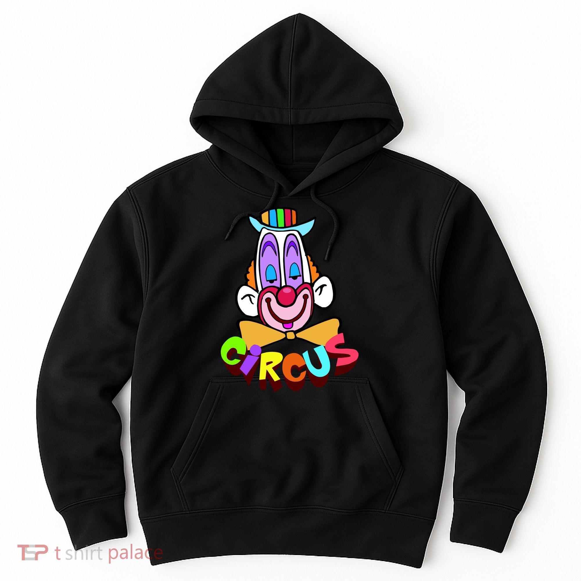 Funny Clown Circus Face Funny Retro Hoodie