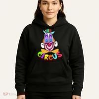 Funny Clown Circus Face Funny Retro Hoodie thumb 5
