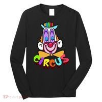 Funny Clown Circus Face Funny Retro Long Sleeve Shirt thumb 0