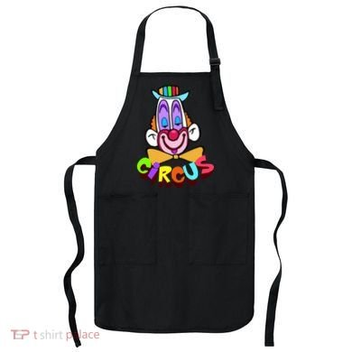 Funny Clown Circus Face Funny Retro Apron