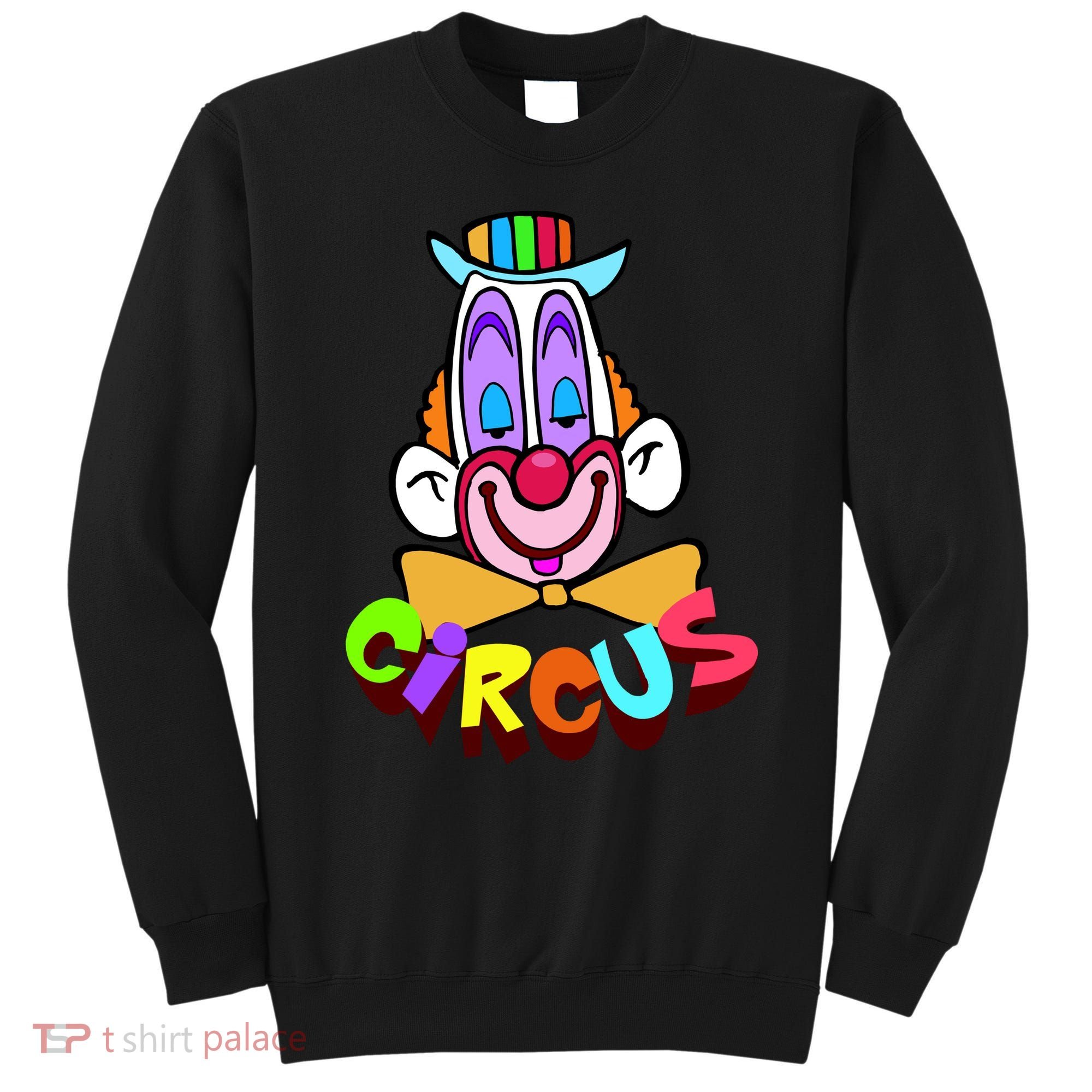 Funny Clown Circus Face Funny Retro Sweatshirt