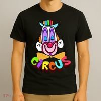 Funny Clown Circus Face Funny Retro T-Shirt thumb 3