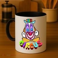 Funny Clown Circus Face Funny Retro Coffee Mug thumb 4