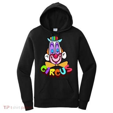 Funny Clown Circus Face Funny Retro Women's Hoodie