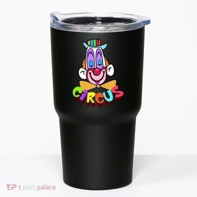 Funny Clown Circus Face Funny Retro Tumbler