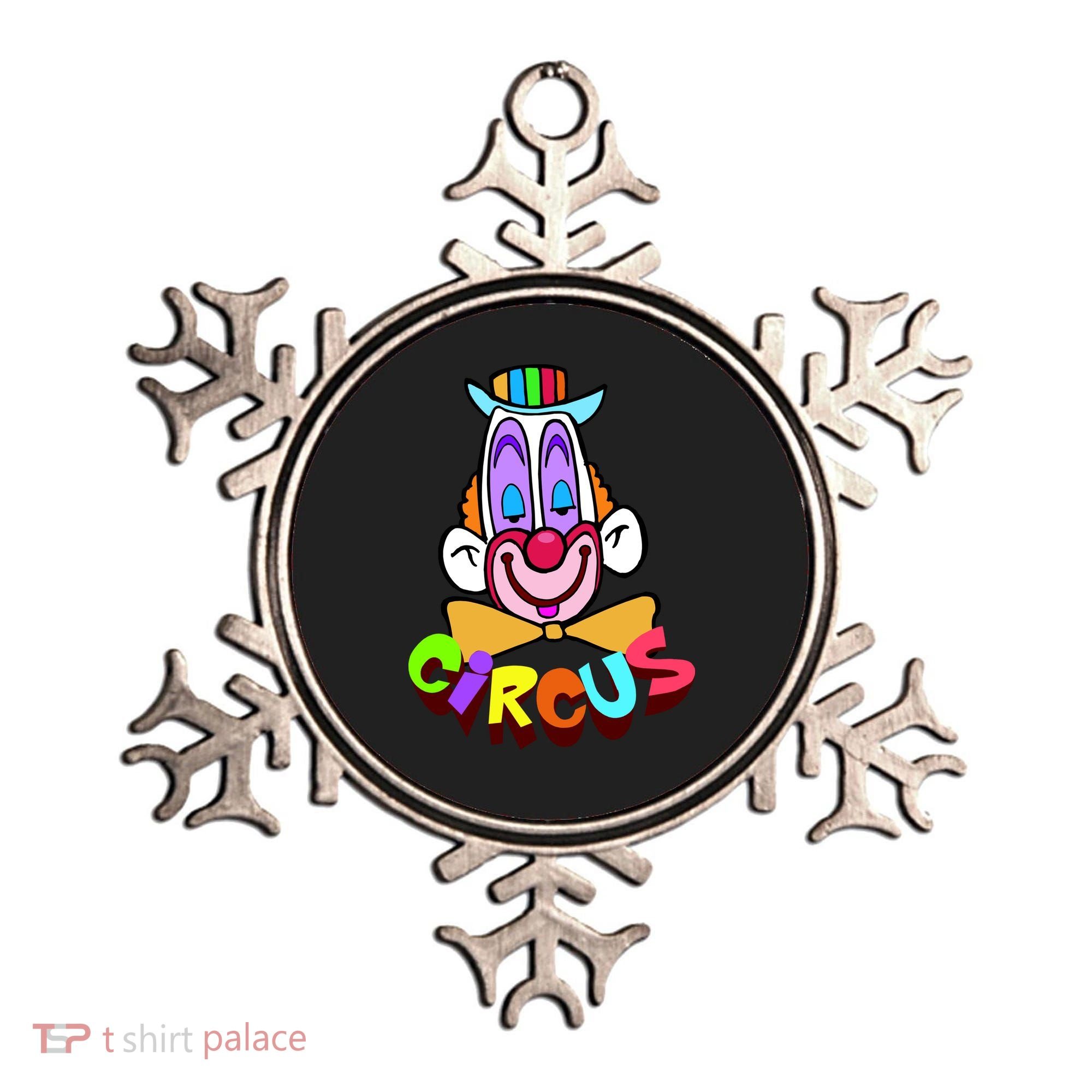 Funny Clown Circus Face Funny Retro Ornament