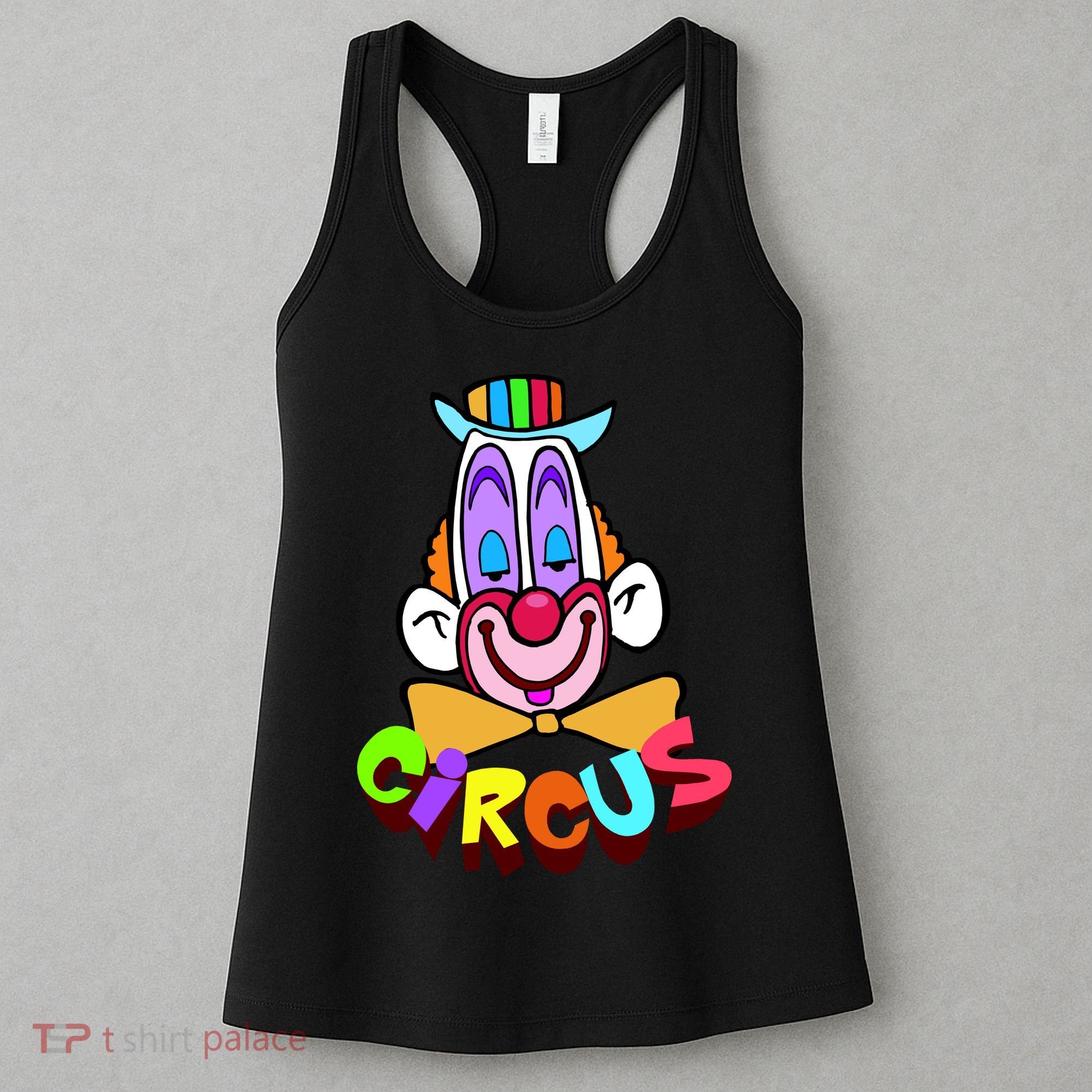 Funny Clown Circus Face Funny Retro Women's Tank Top