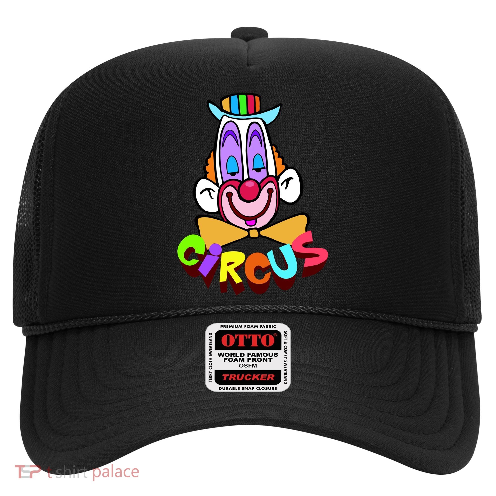 Funny Clown Circus Face Funny Retro Hat