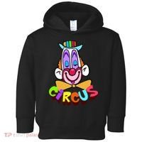 Funny Clown Circus Face Funny Retro Toddler Hoodie thumb 0