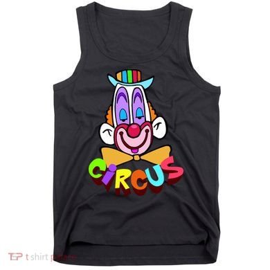 Funny Clown Circus Face Funny Retro Tank Top