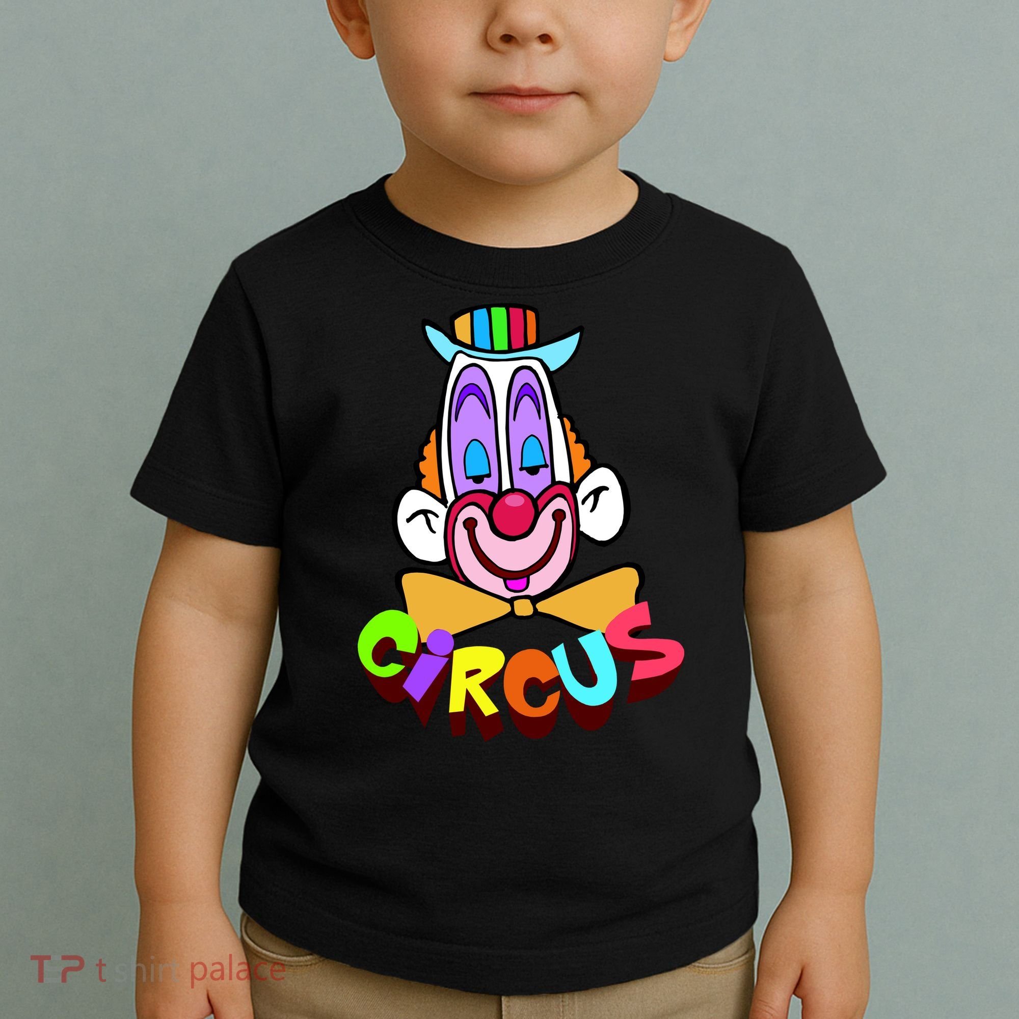 Funny Clown Circus Face Funny Retro Toddler T-Shirt