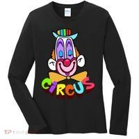 Funny Clown Circus Face Funny Retro Women's Long Sleeve Shirt thumb 0