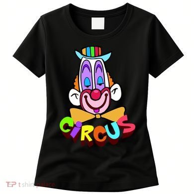 Funny Clown Circus Face Funny Retro Women's T-Shirt