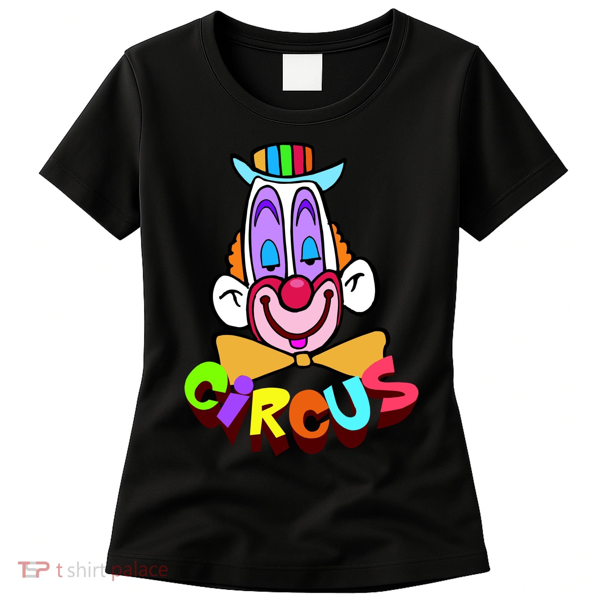 Funny Clown Circus Face Funny Retro Women's T-Shirt