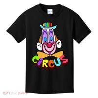 Funny Clown Circus Face Funny Retro Kids T-Shirt thumb 0
