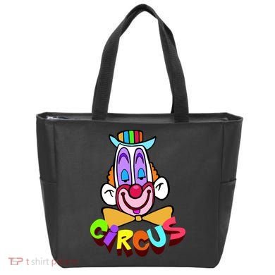 Funny Clown Circus Face Funny Retro Tote Bag