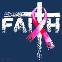 Faith Christian Cross Jesus Pink Ribbon Breast Cancer Women's Tank Top thumb 5