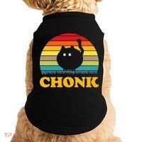 Funny Cat Chonk Doggie Tank thumb 0