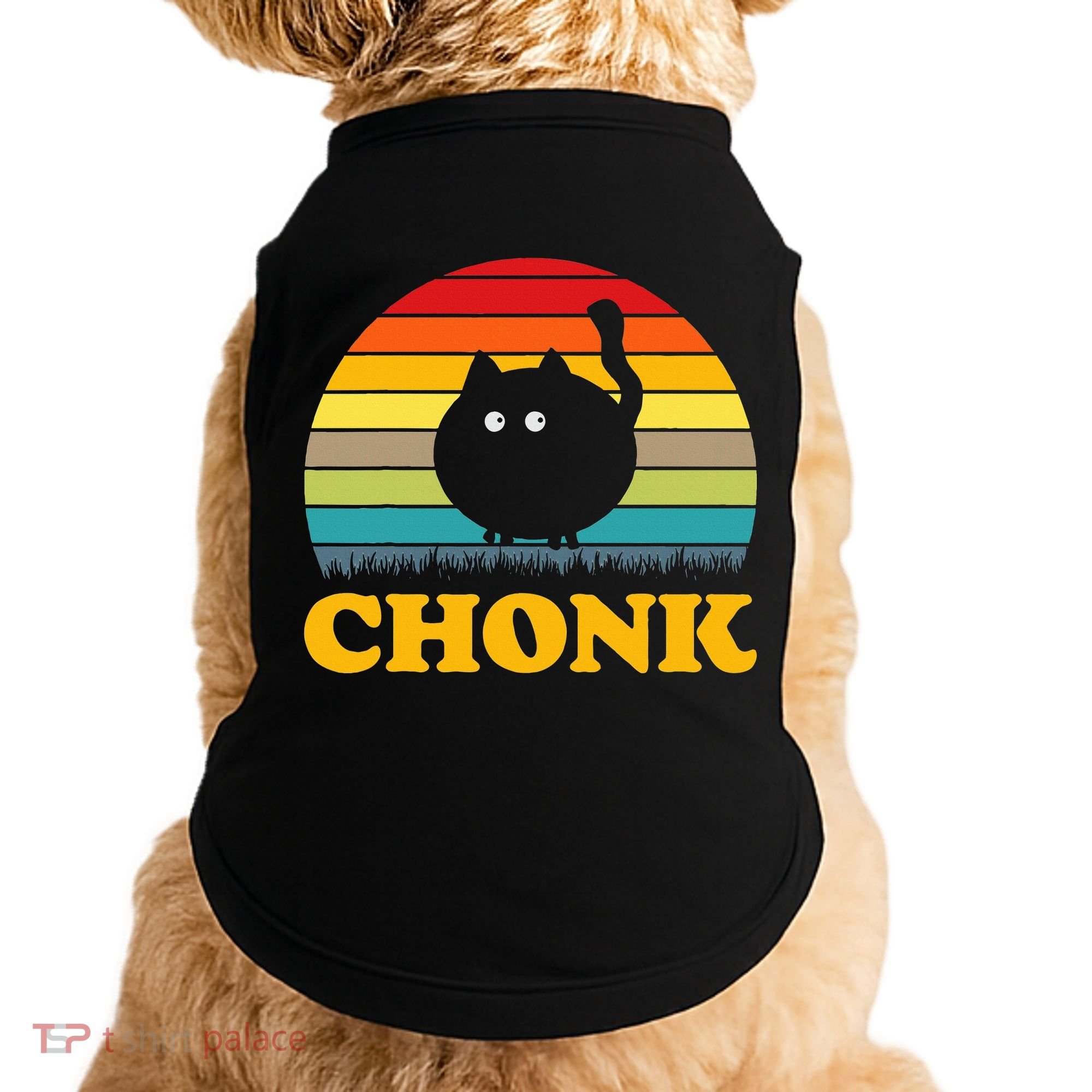 Funny Cat Chonk Doggie Tank
