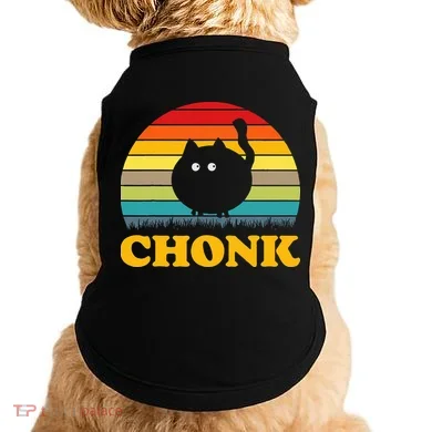 Funny Cat Chonk Doggie Tank