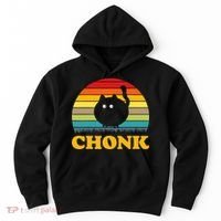 Funny Cat Chonk Hoodie thumb 0